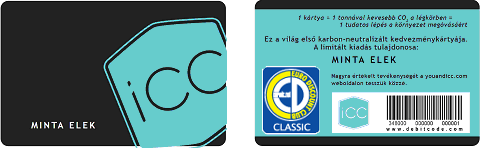 Kártyaigénylés - iCC - Neutral Card